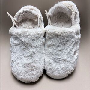 Nike Burrow SE Faux Fur Slippers - Sanddrift/Light Bone - Size 10